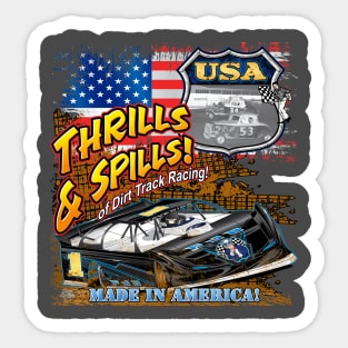 Dirt lt.model racing made in America Sticker